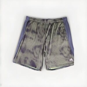 adidas ClimaCool Neon, Green & Blue activewear shorts Wear‎  mens Sz-2XL